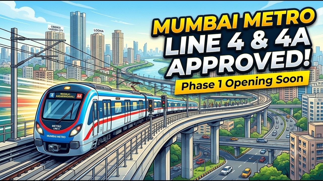 Mumbai Metro Line 4 & 4A Phase 1 Update | CMRS Security Clearance Received! Phase 1 Opening Soon 🚇