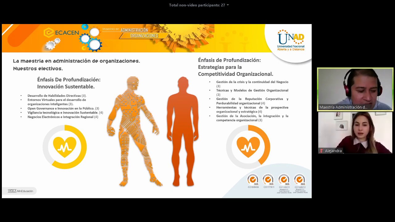 Estudiar Maestría en Administración de Organizaciones- Charla Virtual UNAD