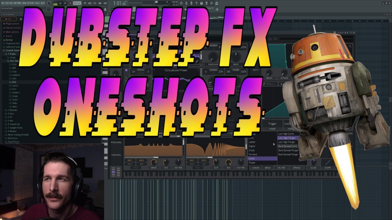 Making Dubstep FX Oneshots with Harmor, Vital, and Multipass