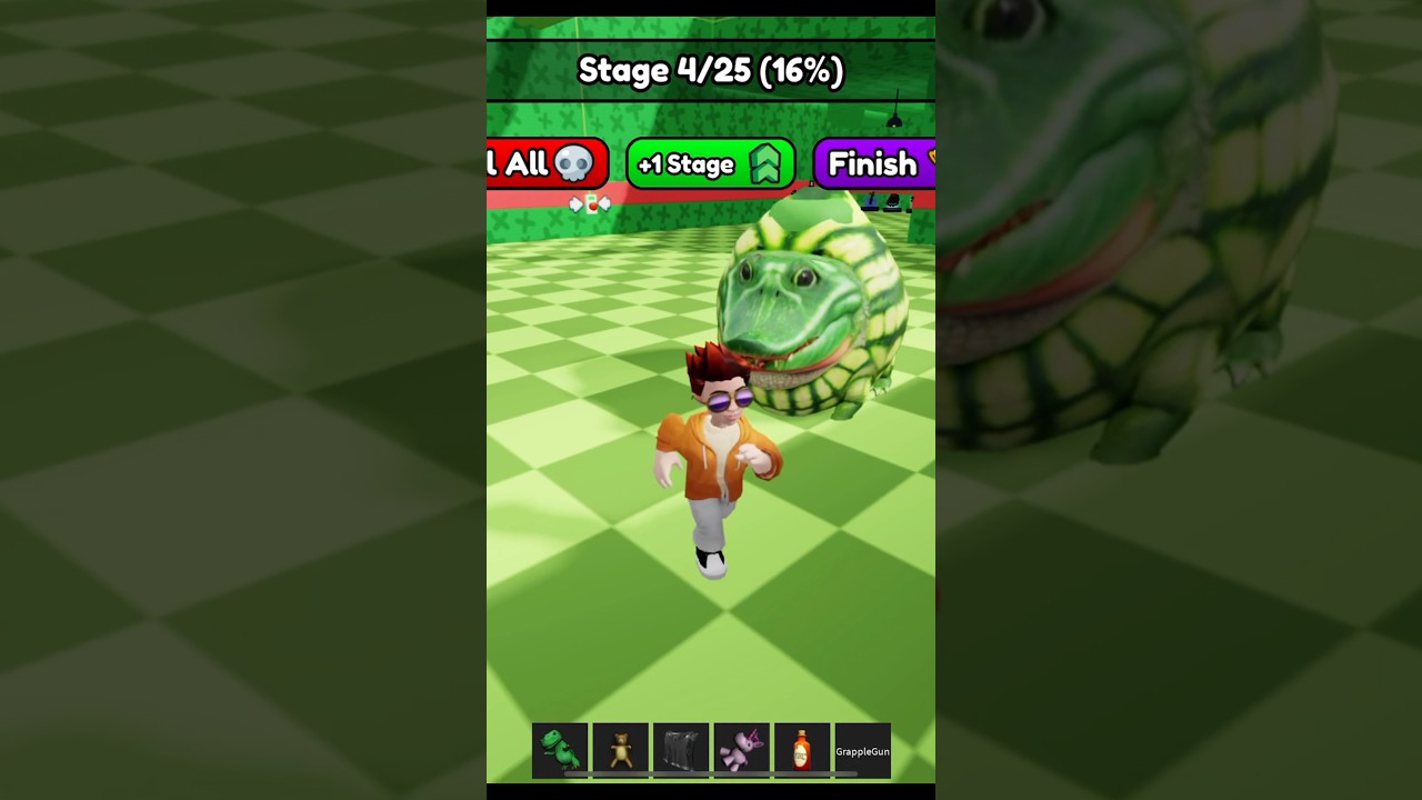 GLORBO FRUTTODRILLO'S PRISON RUN OBBY #roblox #ytshorts #trending