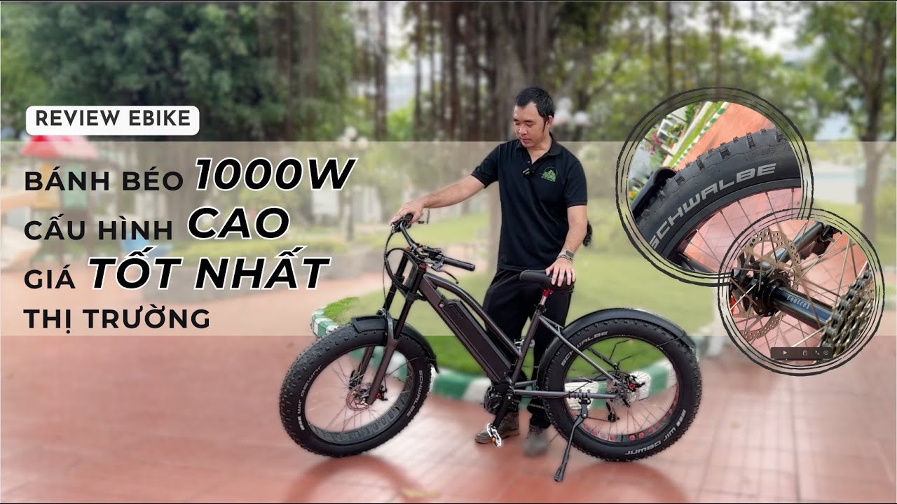 #xedaptrolucdien bánh béo gắn #bafang 1000w giá tốt nhất thị trường!
