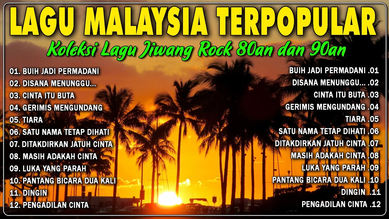 Tanpa Iklan Lagu Malaysia Lama Populer 2025 Lagu Malaysia 90an Full Album🥰
