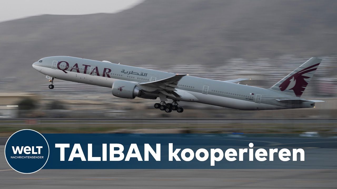 RAUS AUS AFGHANISTAN: Evakuierungsflug -15 deutsche Staatsangehörige aus Kabul ausgeflogen