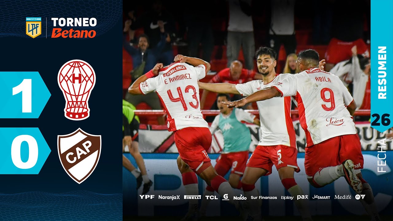 HURAC&Aacute;N 1 - 0 PLATENSE I Resumen del partido | #TorneoBetano 2024