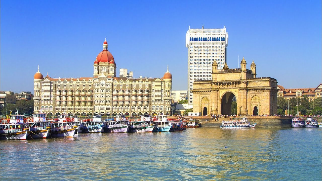 Mumbai CSMT night view 