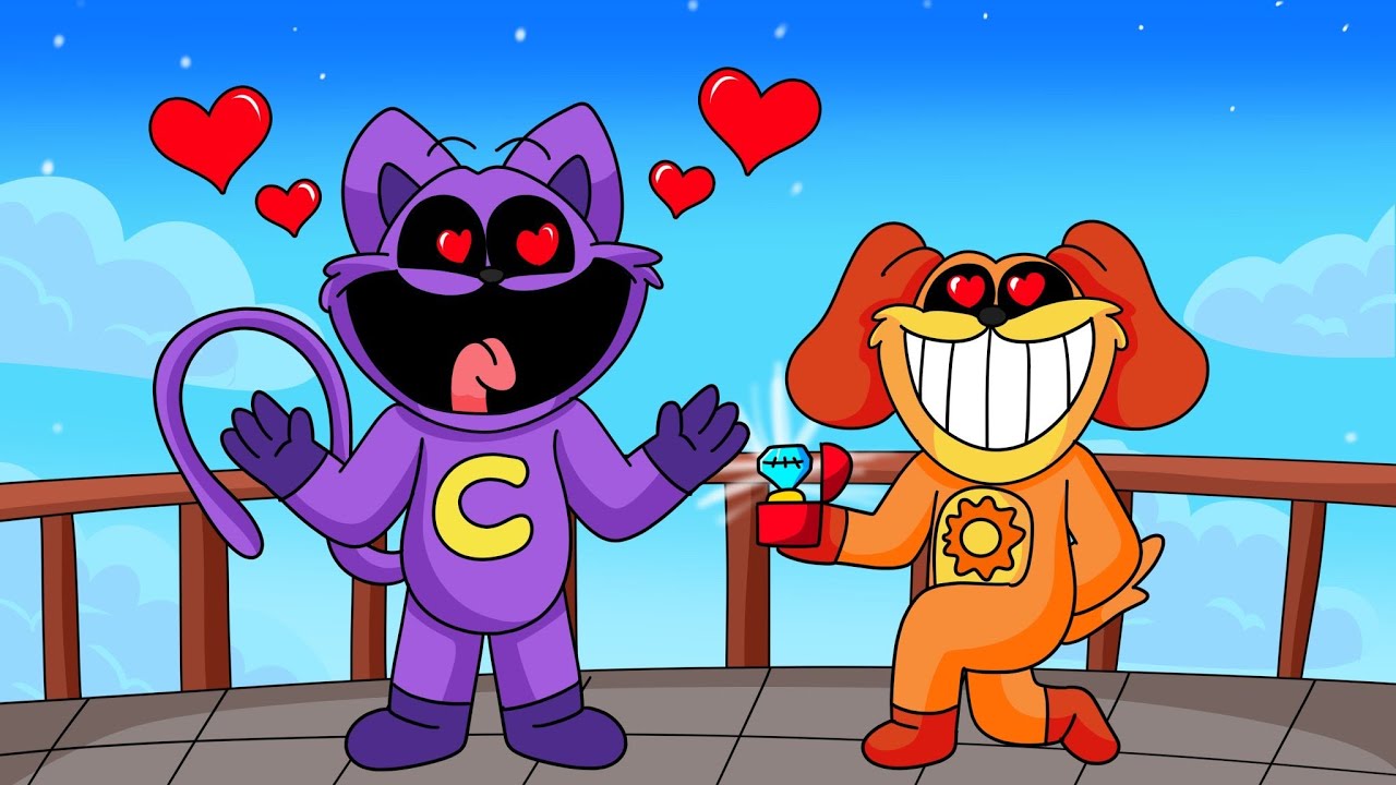 ¿BODA DE CATNAP Y DOGDAY? ¿TENDRÁN UN BEBÉ? - Smiling Critters Poppy Playtime 3
