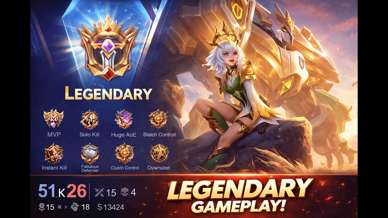 Edith Best Build 2026: Gameplay Top 1 Global in Exp Lane | Edith Gameplay Top Build
