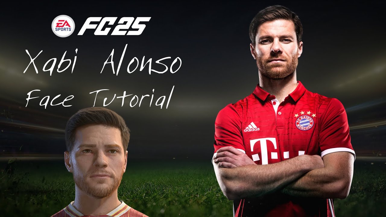 Xabi Alonso FC25 Pro Clubs Face