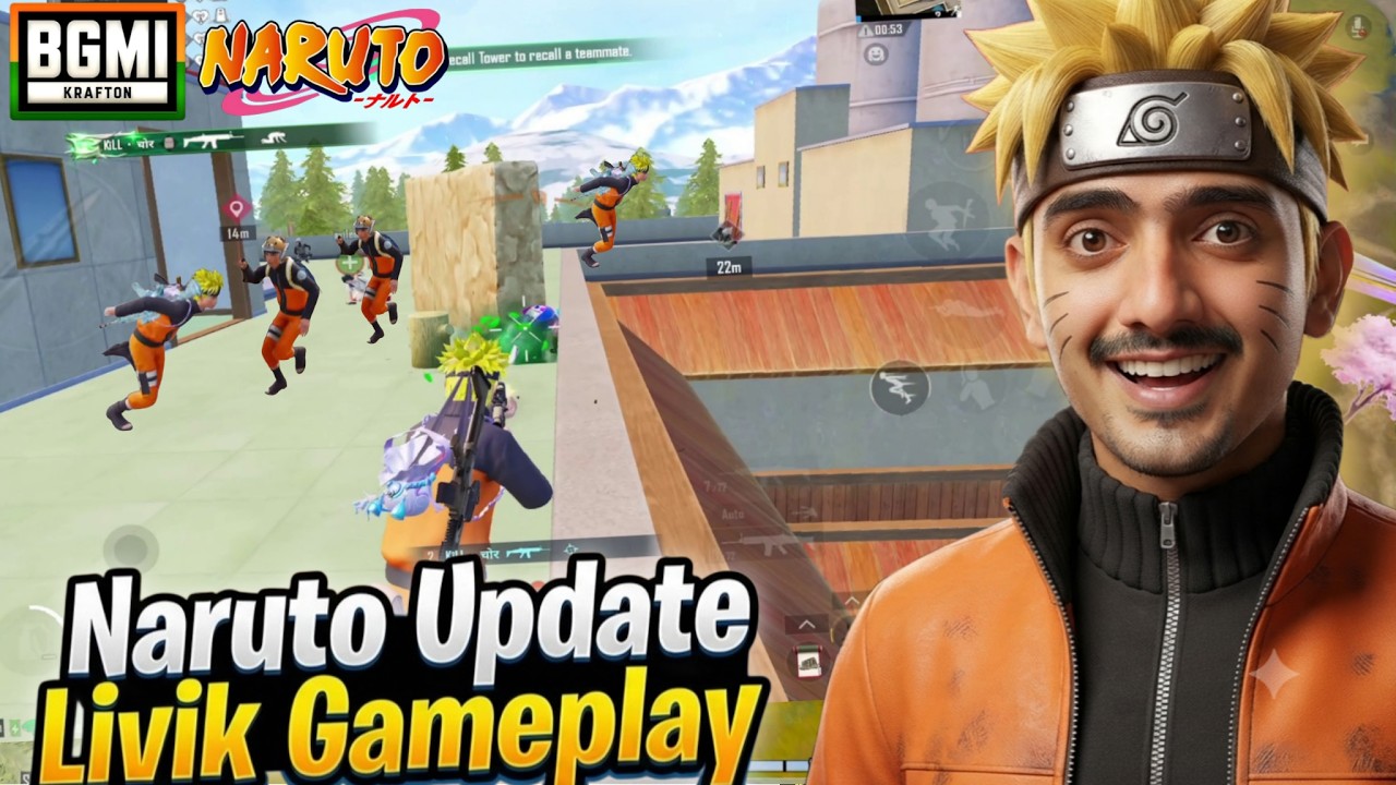 Naruto Gang Attacked Me! | Naruto Set Free | BGMI 4.5 Update Livik Map Gameplay 😱