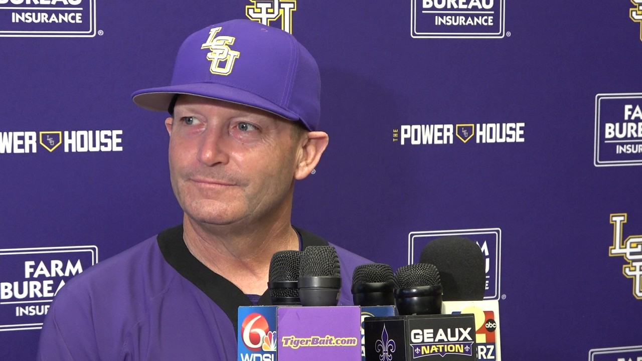 LSU Jay Johnson WIN over Milwaukee Game 1 postgame
