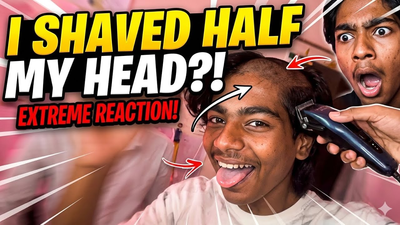 Cutting Half My Hair in Public | Real Reactions😮
