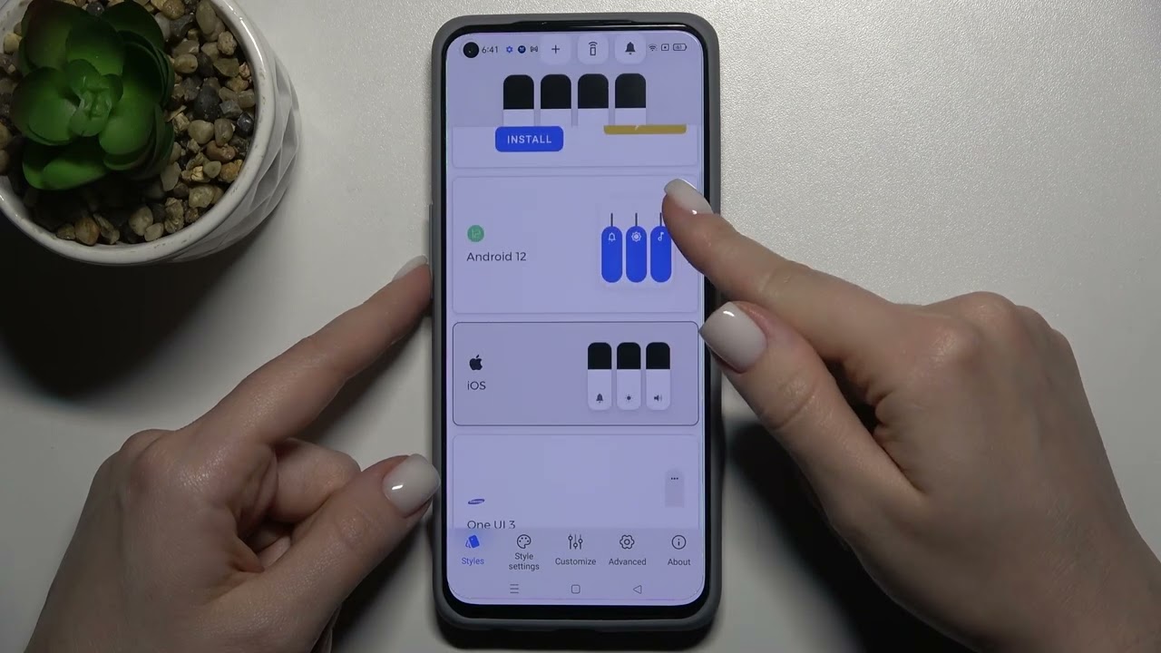 Как настроить панели громкости на REALME GT MASTER EDITION &mdash; приложение Volume Styles