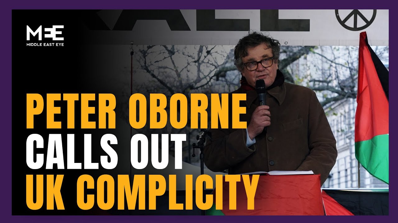 Oborne says London pro-Palestine crowds represent the best of Britain