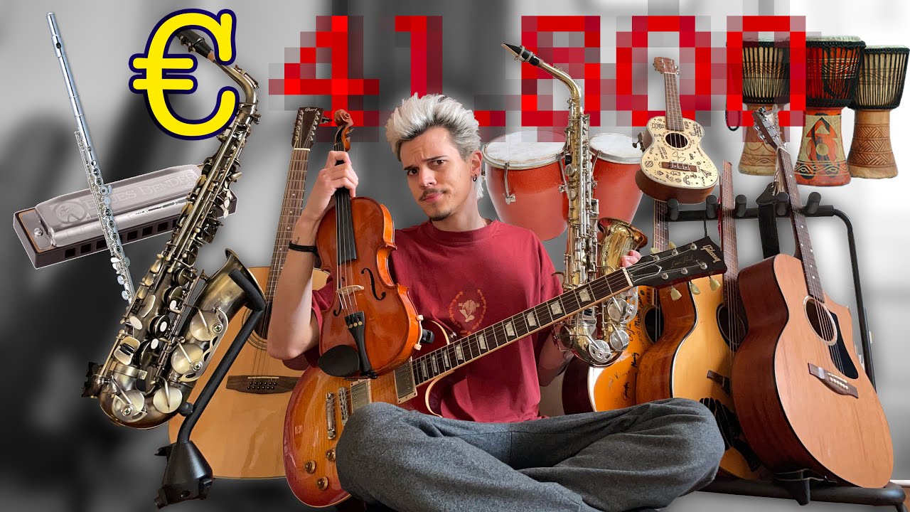 TUTTI i miei strumenti musicali, quanto ho speso?!