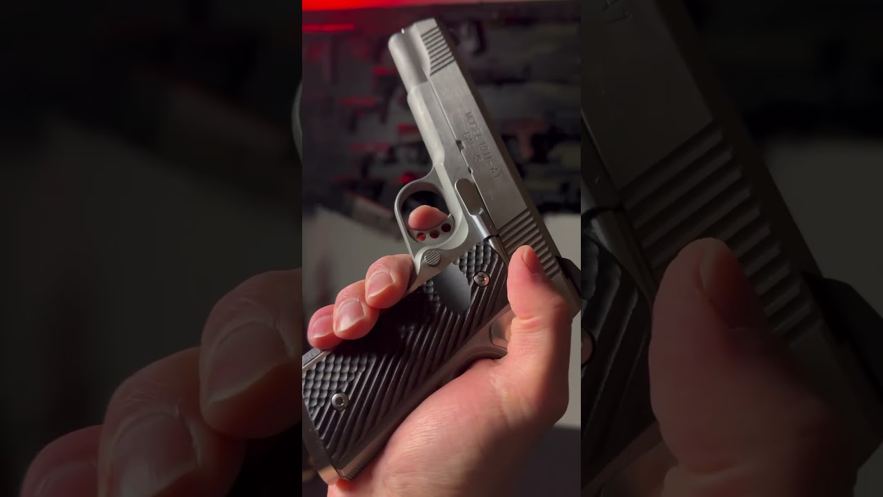 Springfield 1911 A1 Loaded ASMR 😮&zwj;💨👍🏻🔥 #asmr #1911