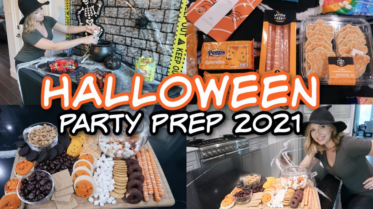 HALLOWEEN PARTY PREP 2021 / EASY AND SIMPLE PARTY PREP / HALLOWEEN PARTY 