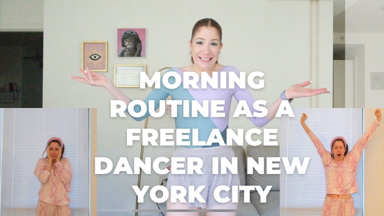 Freelance Dancer Morning Routine Vlog in NYC: ballet class prep, freelancer life, skin struggles