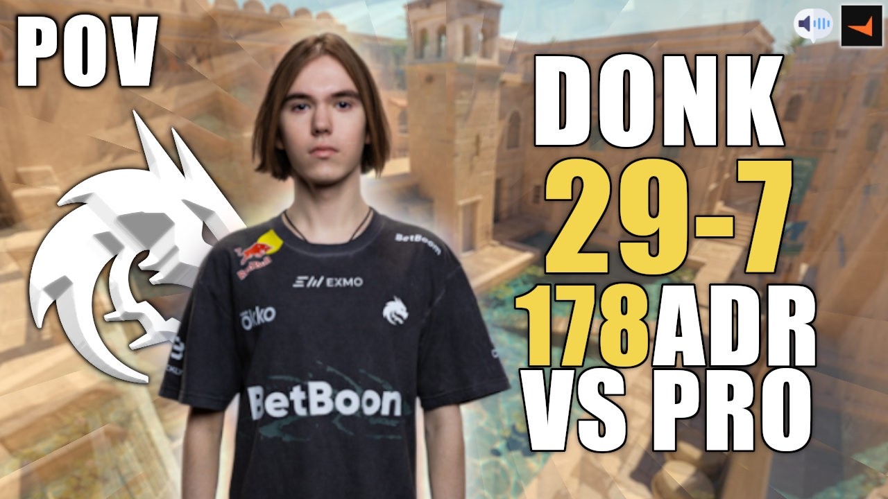 DONK DESTROYS OSKAR ON ANUBIS! FACEIT POV - CS2