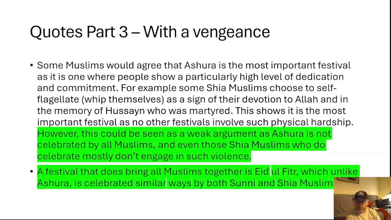 GCSE RE Mock Exam - Live Revision with Mr Minton AQA Christianity and Islam