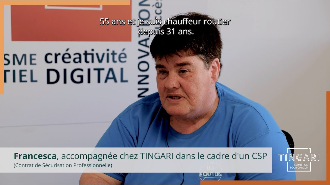 Trajectoires.pro / D&eacute;couvrez Francesca, 55 ans, conductrice poids lourds, accompagn&eacute;e par TINGARI