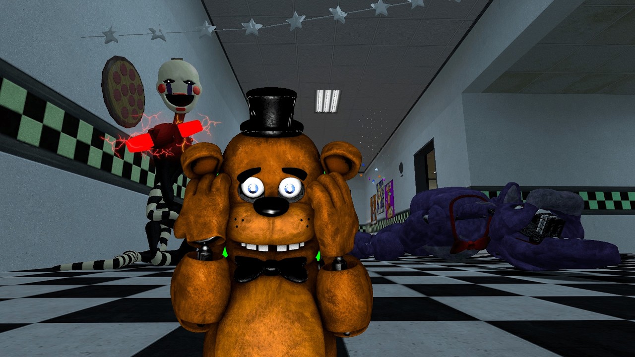 Gmod FNAF Фредди и друзья Кошмары Фредди