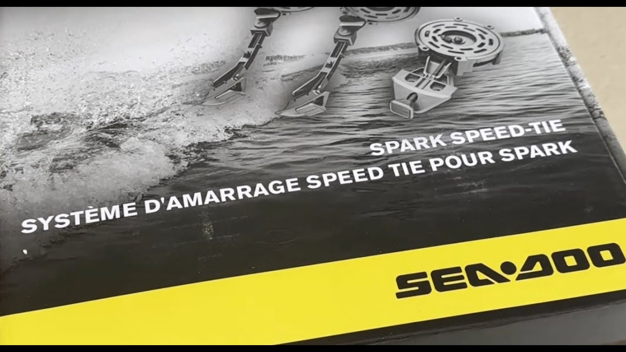 2024 Sea Doo Spark Trixx 3 Up New Speed Tie Install