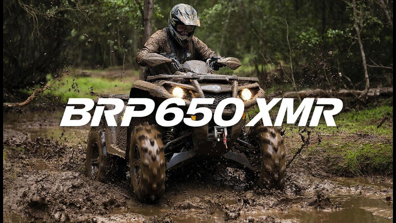 Мелкий гряземес  BRP L 570 X MR. Первый обзор и тест. #квадроцикл