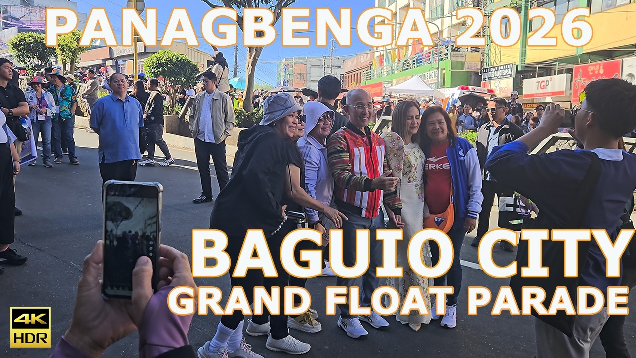 PANAGBENGA FESTIVAL GRAND FLOAT PARADE BAGUIO CITY 2026 [4K HDR]