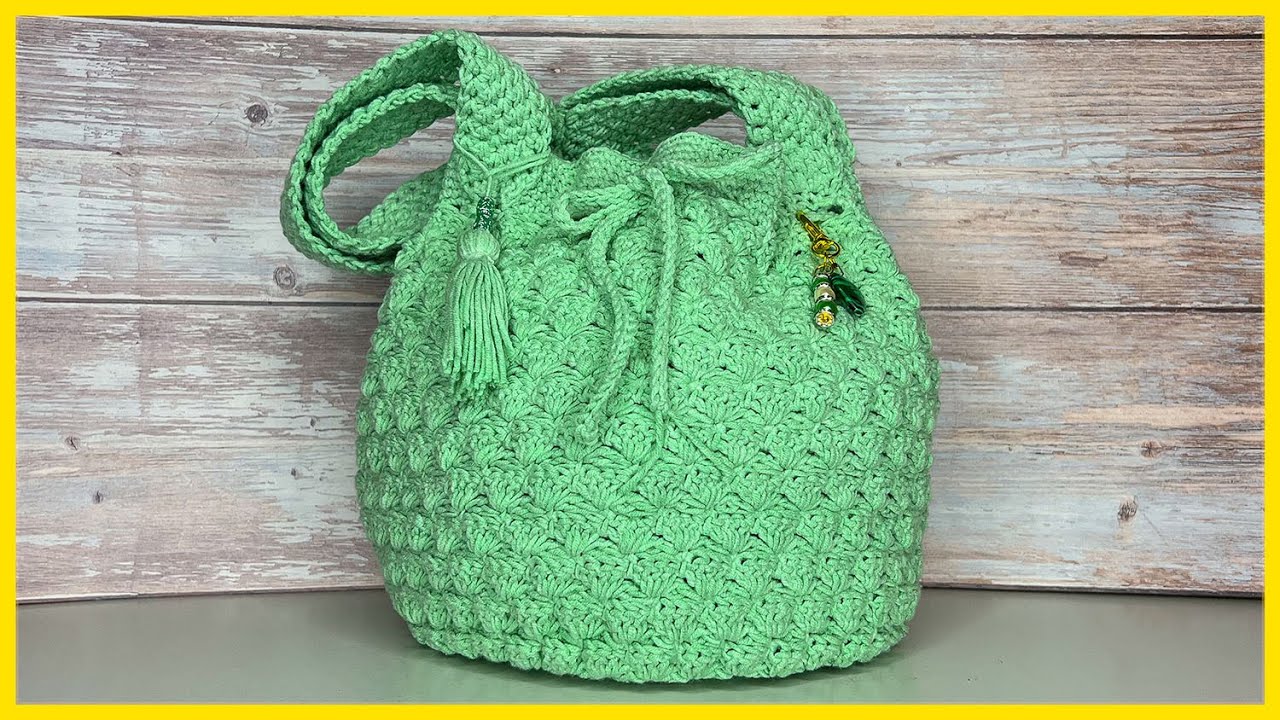 👜BOLSO con BASE REDONDA 👌💯en Crochet # 9