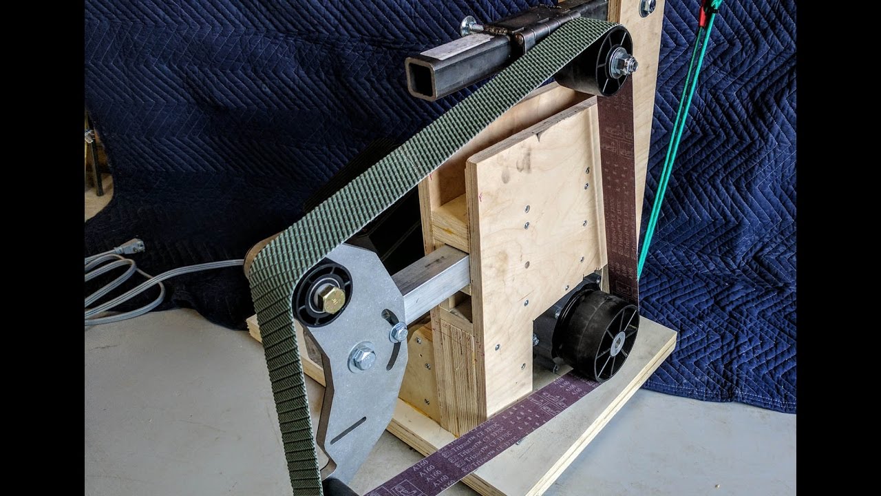 Wood Frame 2x72 Belt Grinder