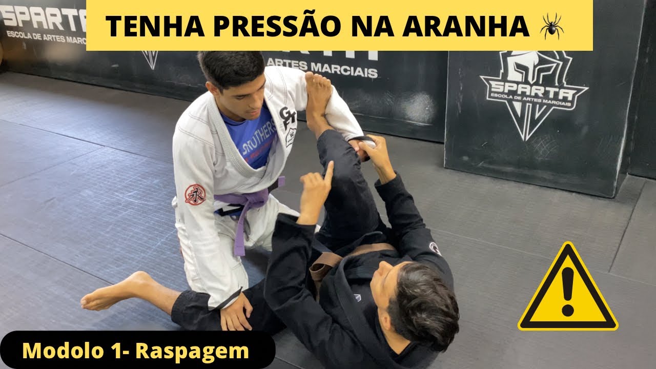 MELHORES AJUSTES PARA RASPAR DA GUARDA ARANHA - JIU JITSU