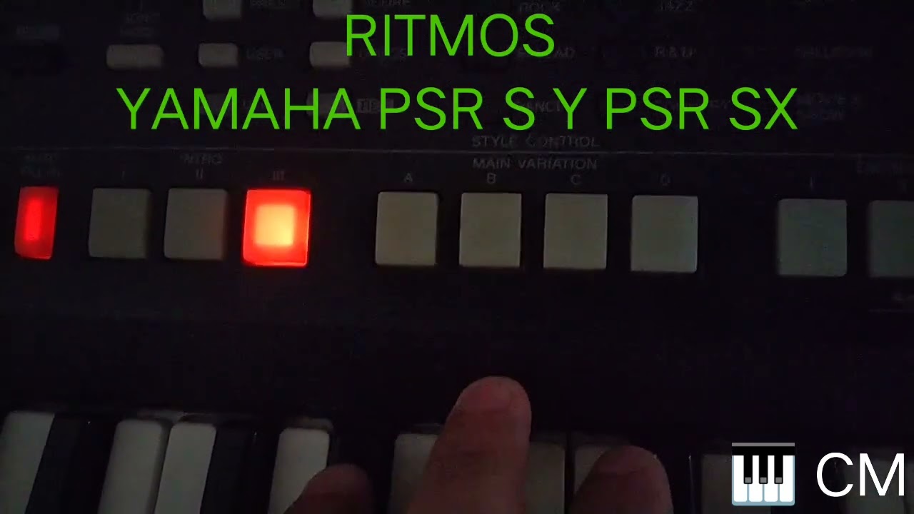 ✅(RITMOS DE CUMBIA) 🎹YAMAHA PSR S Y PSR SX 👈🏻