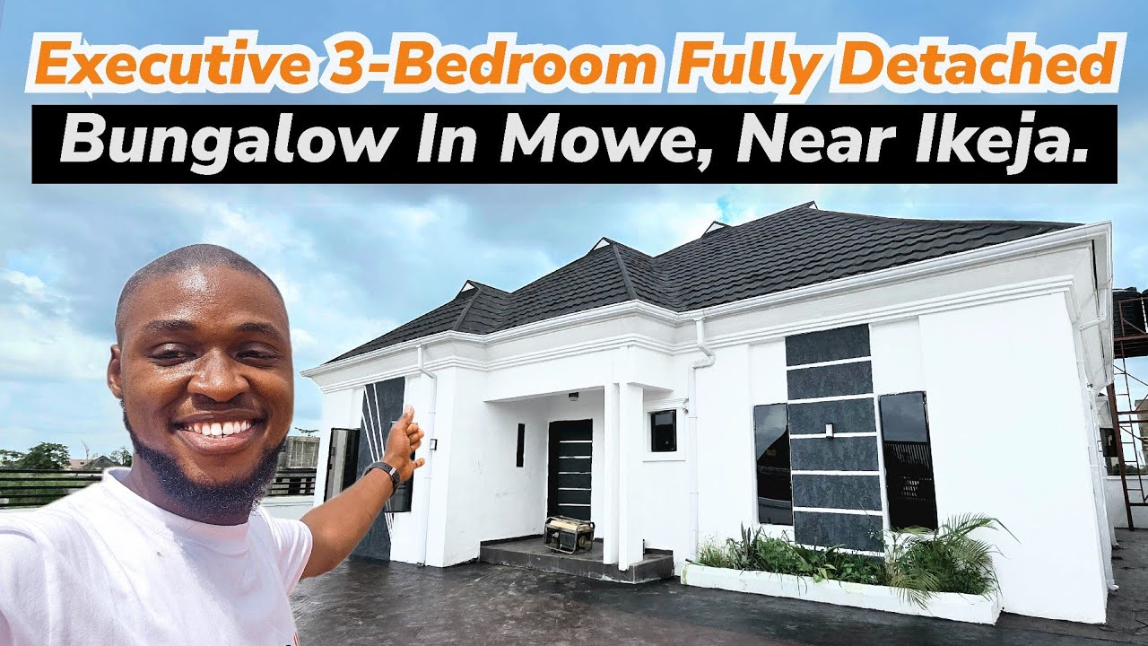 I Toured This Executive 3-bedroom Fully Detached Bungalow in Mowe, Near Ikeja.