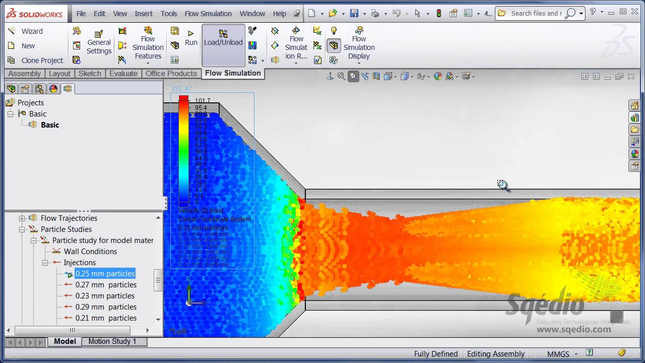Novidades SolidWorks 2013: #25 Flow Simulation - Eros&atilde;o