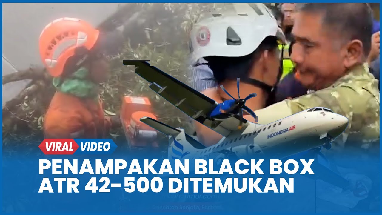 Tepuk Tangan dan Pelukan Sambut Black Box ATR 42-500 Berhasil Dievakuasi