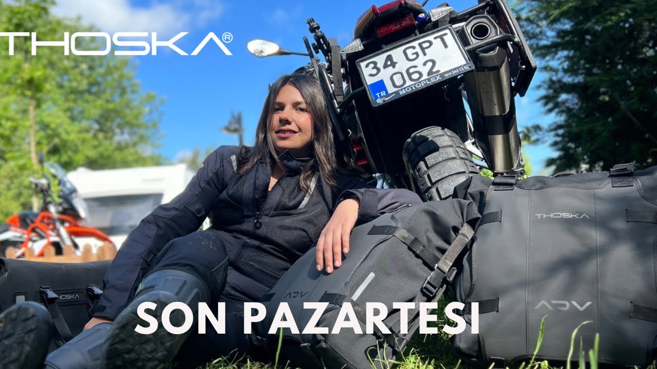 Dünya Turunda 120 lt Çanta Kapasitesi #thoska #dünyaturu #motosiklet