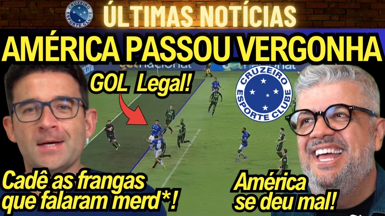 🦊AMÉRICA-MG PASSOU VERGONHA! FMF MOSTRA ÁUDIO DO VAR E CONFIRMA GOL DO CRUZEIRO NO CLÁSSICO!