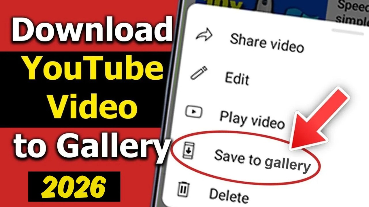 (NEW UPDATE) How to download YouTube Videos to Phone Gallery 2025 (Android and iphone)
