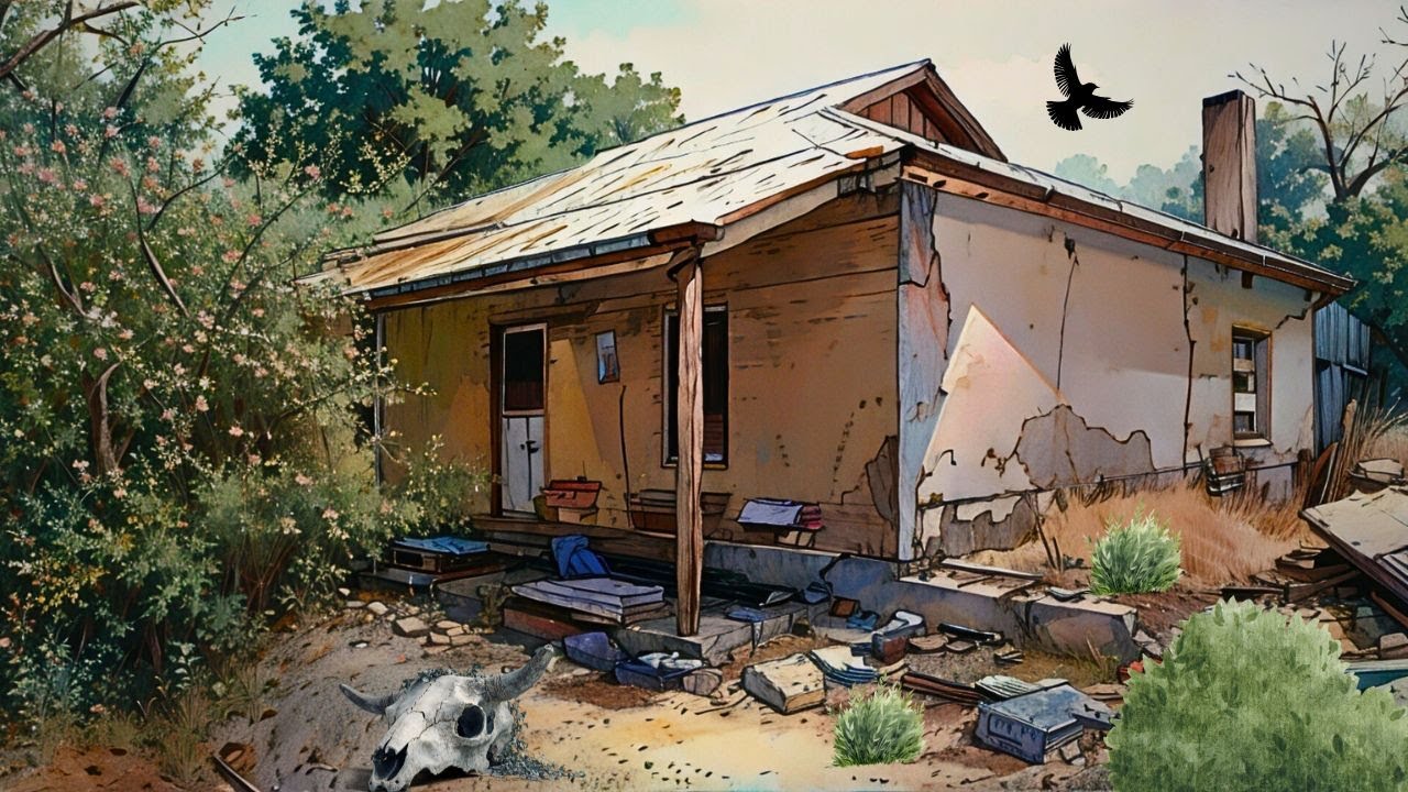 Заброшенный на 20 лет. Что тревожного мы нашли в этом коттедже?