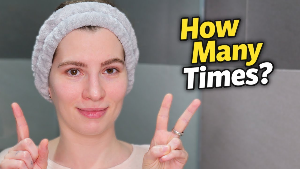 How Many Times To Wash Face In A Day