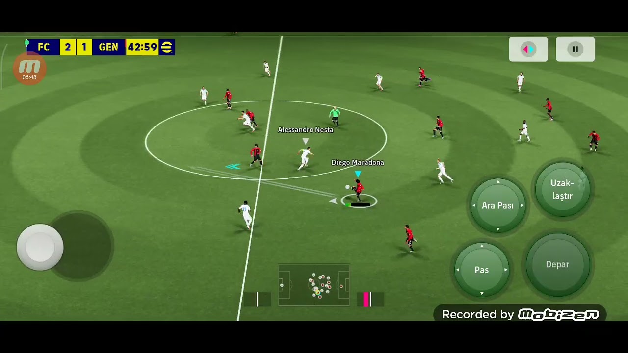 ÜMİT ABİYLE EFOOTBALL MOBİLE V.S ATTIK !!! 101 MESSİ MÜTHİŞ GOLL