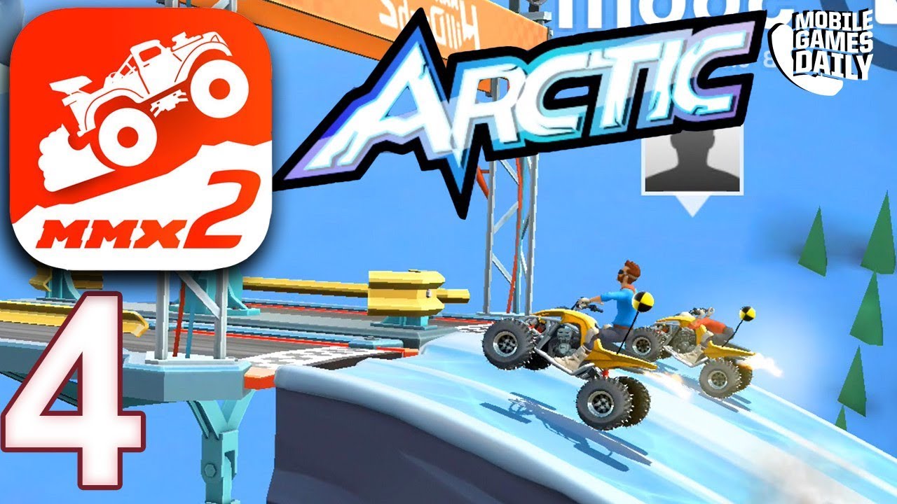 MMX HILL DASH 2 - ARCTIC Levels 15 16 17 18 19 -  Gameplay Walkthrough Part 4  (iOS Android)