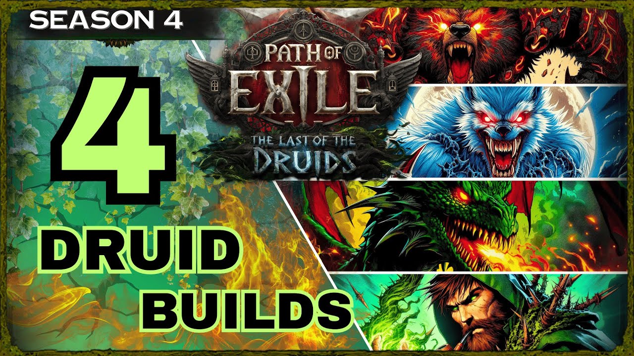 [0.4] 4 POWERFUL DRUID BUILDS FOR PATH OF EXILE 2 LAST OF THE DRUIDS - PoE 2 Builds