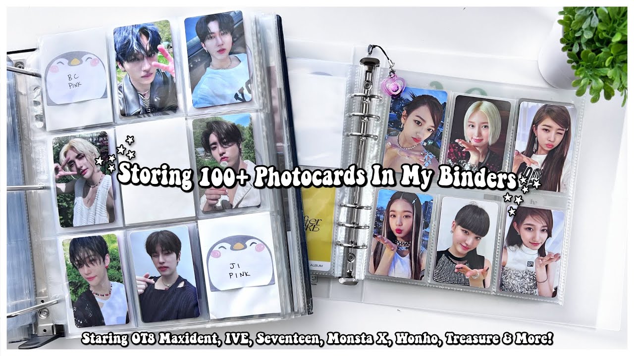 Storing New Photocards 45 ✰ Starting OT8 Maxident, Seventeen, IVE, Monsta X, Treasure, ATEEZ & More!