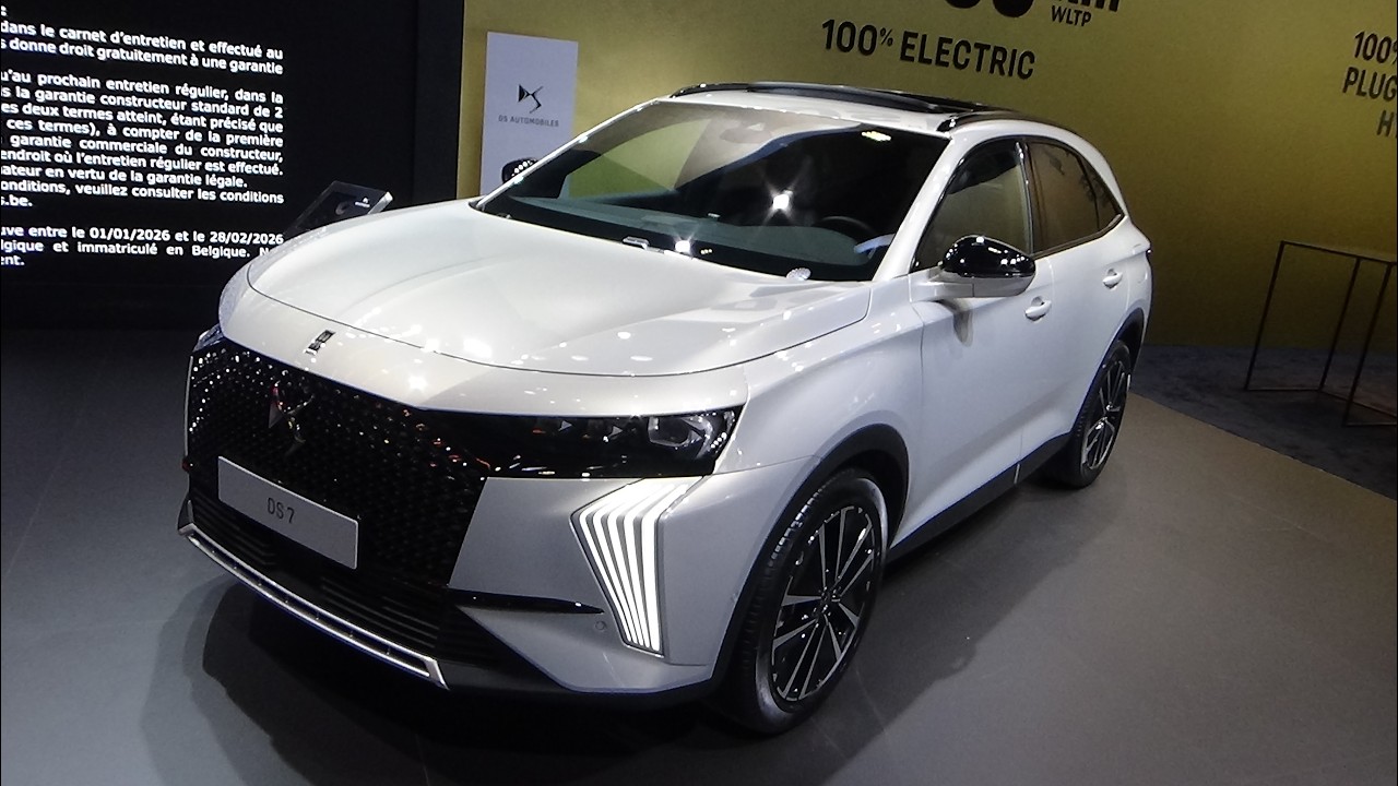 DS 7 Etoile 225 2026 года — экстерьер и интерьер — Брюссельский автосалон 2026 года