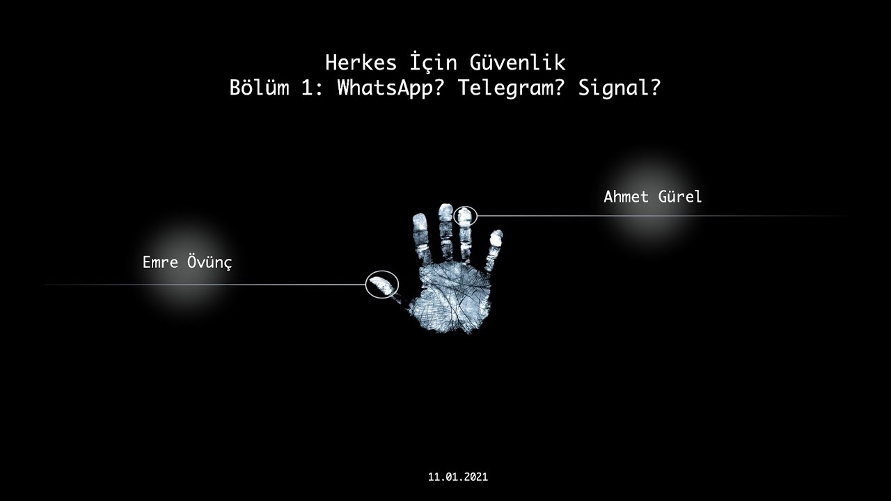 Herkes İçin Güvenlik | Bölüm-1: WhatsApp? Telegram? Signal?