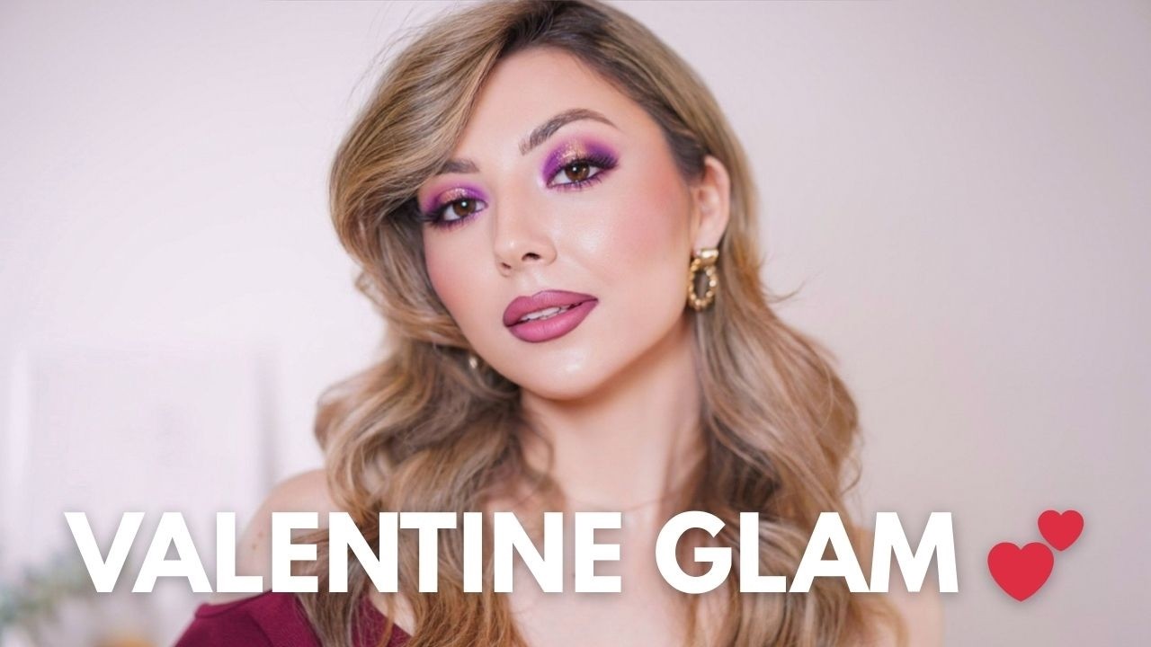 Date Night Glam 💕 Valentine’s Day Pink Makeup Tutorial
