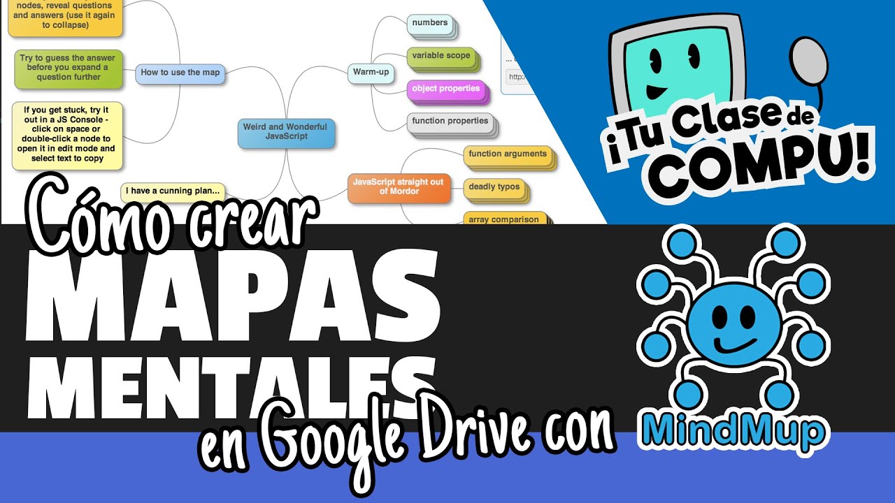 Como crear MAPAS MENTALES con Mindmup (Técnica de estudio) - TuClasedeCompu