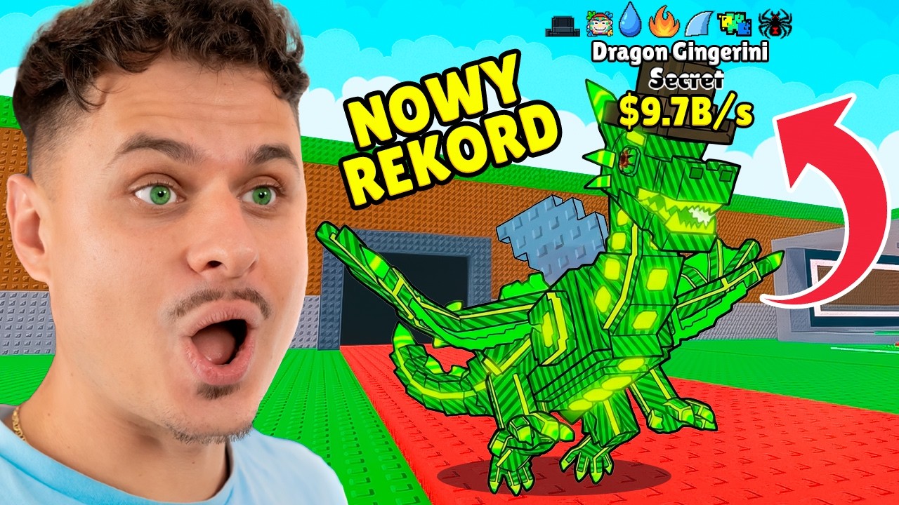 Zrobiliśmy Radioactive DRAGON Gingerini! Top Brainrot w Grze!