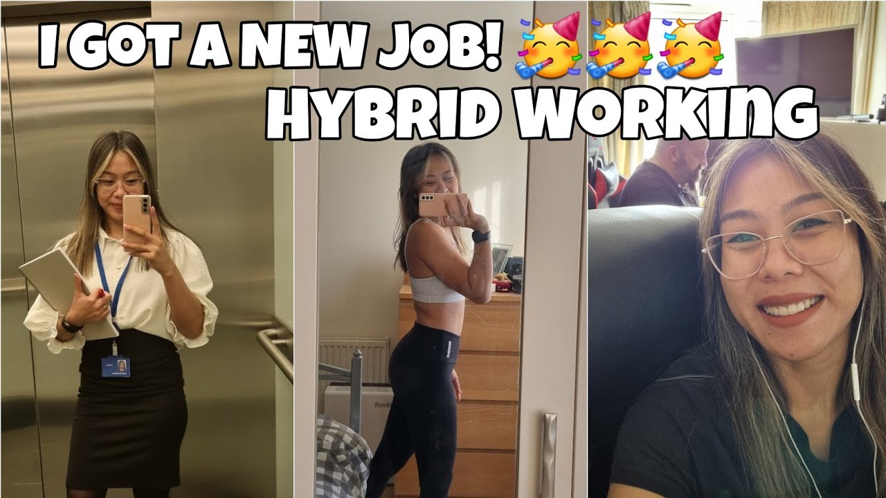 Hybrid Working in London || I got a new job! || Working 9 to 5